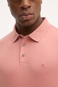 Calvin Klein polo de bumbac portocaliu LV04LB276G