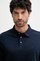 Oblečenie Bavlnené polo tričko Calvin Klein LV04LB276G tmavomodrá