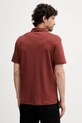 Calvin Klein polo bawełniane LV04LB276G bordowy NC25