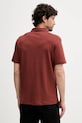 Calvin Klein polo bawełniane LV04LB276G bordowy NC25