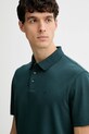 Βαμβακερό μπλουζάκι πόλο Calvin Klein πράσινο LV04LB276G