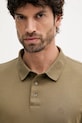 Ρούχα Βαμβακερό μπλουζάκι πόλο Calvin Klein LV04LB276G πράσινο