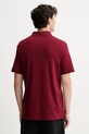 Odzież Calvin Klein polo bawełniane LV04LB276G bordowy