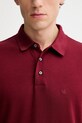 Calvin Klein polo bawełniane LV04LB276G bordowy
