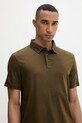 Calvin Klein polo pánské bavlněné zelená LV04LB276G