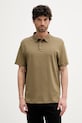Bavlněné polo tričko Calvin Klein hladký zelená LV04LB276G