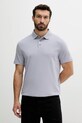 Bombažen polo Calvin Klein Brez vzorca vijolična LV04LB276G