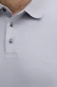 Bombažen polo Calvin Klein vijolična LV04LB276G