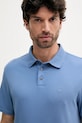 Oblečení Bavlněné polo tričko Calvin Klein LV04LB276G modrá