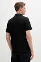 Βαμβακερό μπλουζάκι πόλο Calvin Klein LV04LB276G μαύρο SS25