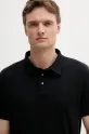 Îmbrăcăminte Calvin Klein polo de bumbac LV04LB276G negru