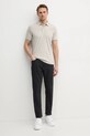 Calvin Klein polo bawełniane K10K114130 szary SS25