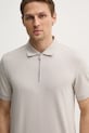 Polo tričko Calvin Klein jednofarebný sivá K10K114128