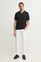 Бавовняне поло Calvin Klein K10K114087 чорний SS25