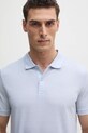 Calvin Klein polo de bumbac albastru K10K114475