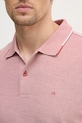 Calvin Klein polo bawełniane K10K114475 różowy