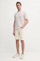 Calvin Klein polo de bumbac K10K114475 bej SS25