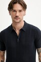 Superdry tricou polo bleumarin M1110390A.98T
