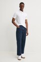 Bavlnené polo tričko Superdry M1110440A.01C biela SS25