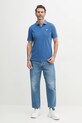 Bavlnené polo tričko Guess F5GP00.K9WF1 modrá SS25