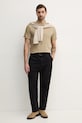 Хлопковое поло Calvin Klein Jeans J30J327240 зелёный SS25