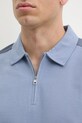 Bavlnené polo tričko Calvin Klein Jeans J30J327240 modrá