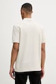 Odzież Calvin Klein Jeans polo męskie bawełniane LV040EM269 beżowy