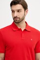 Calvin Klein Jeans polo de bumbac rosu LV040EM269