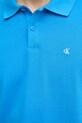 Calvin Klein Jeans polo męskie bawełniane LV040EM269 niebieski