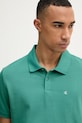 Calvin Klein Jeans Πόλο Ανδρικό Βαμβακερό πράσινο LV040EM269