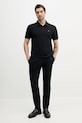 Bavlněné polo tričko Calvin Klein Jeans LV040EM269 černá AW25