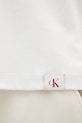 Bavlněné polo tričko Calvin Klein Jeans LV04RB282G bílá