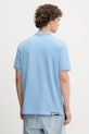 Odzież Karl Lagerfeld Jeans polo bawełniane A2M17094 niebieski