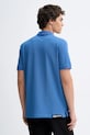 Karl Lagerfeld Jeans polo bawełniane niebieski A2M17094