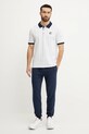 Fila polo de bumbac Linter FAM0923 alb SS25