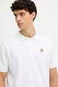 Bally polo bawełniane biały MJE06N