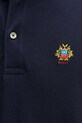 Bally polo bawełniane MJE06N granatowy