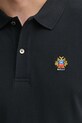 Bally polo de bumbac MJE06N negru