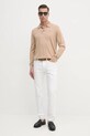 Шерстяной свитер Bally MKN05B бежевый SS25
