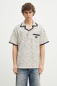 Drôle de Monsieur tricou polo Le Polo Drule Tweed relaxed bej G.PL153.CO177.MC