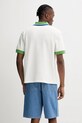 Îmbrăcăminte Drôle de Monsieur polo de bumbac Le Polo Pique Tresse G.PL152.CO162.OW alb
