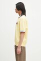 Drôle de Monsieur polo de bumbac Le Polo Pique G.PL147.CO162.BAN galben SS25
