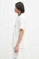 Drôle de Monsieur polo bawełniane Le Polo Pique Damier G.PL144.CO162.OW biały SS25