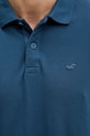 Hollister Co. tricou polo KI324.5172.200 bleumarin