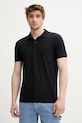 Hollister Co. polo z elastanem czarny KI324.5172.900