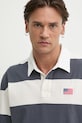 Hollister Co. longsleeve bawełniany szary KI324.5181.209