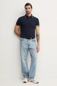 Поло Tommy Hilfiger MW0MW38458 тёмно-синий SS25