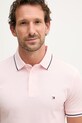 Tommy Hilfiger t-shirt męski bawełniany różowy MW0MW39993