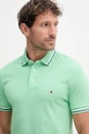 Odzież Tommy Hilfiger polo MW0MW39993 zielony
