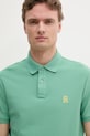 Ρούχα Βαμβακερό μπλουζάκι πόλο Tommy Hilfiger MW0MW33167 πράσινο